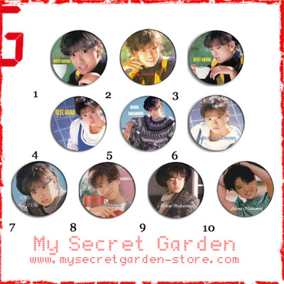 Akina Nakamori 中森明菜 - 1983 Best /Bitter And Sweet Pinback Button Badge Set 1a or 1b( or Hair Ties / 4.4 cm Badge / Magnet / Keychain Set )